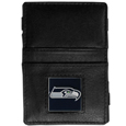 Seattle Seahawks Leather Jacob's Ladder Wallet